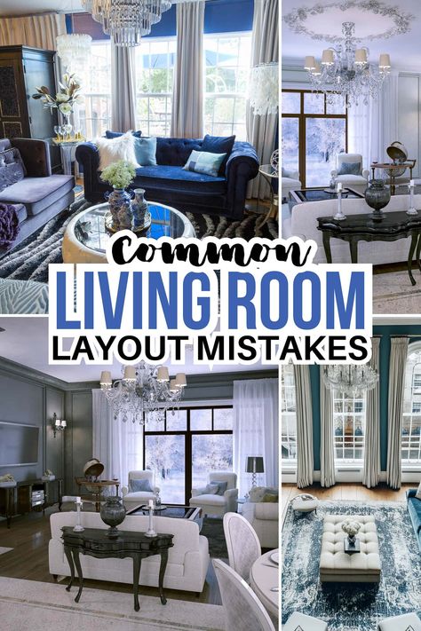 common living room layout mistakes Long Living Room Design, Common Living Room, Next Living Room, Living Room Layouts, Long Living Room, House Repair, Living Room Furniture Layout, Interior Decorating Tips, Living Room Furniture Arrangement