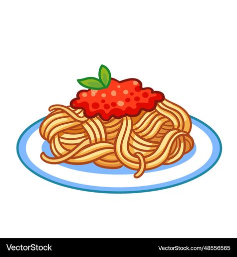 Pasta Cartoon Drawing, Pasta Drawing Easy, Spaghetti Doodle, Spaghetti Clipart, Spaghetti Cartoon, Spaghetti Drawing, Cartoon Spaghetti, Pasta Cartoon, Spaghetti Illustration