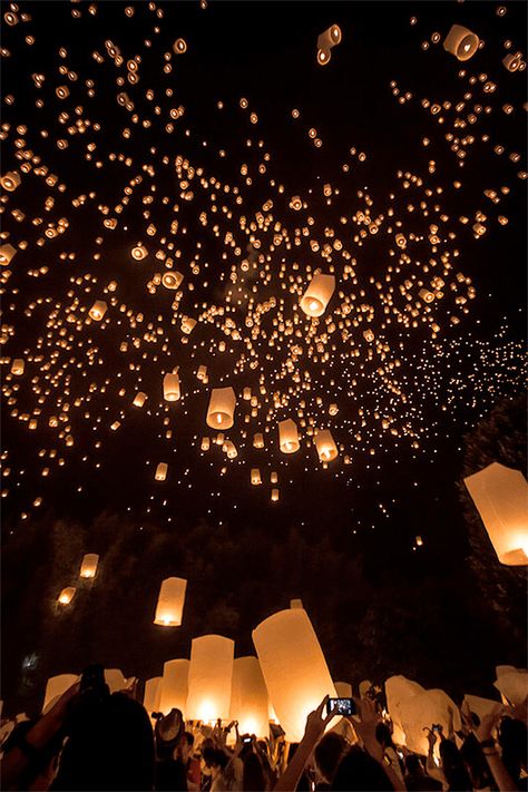 Flying Lanterns, Floating Lanterns, Sky Lanterns, Floating Lights, Lantern Festival, Festival Of Lights, Photo Essay, Festival Lights, Angkor