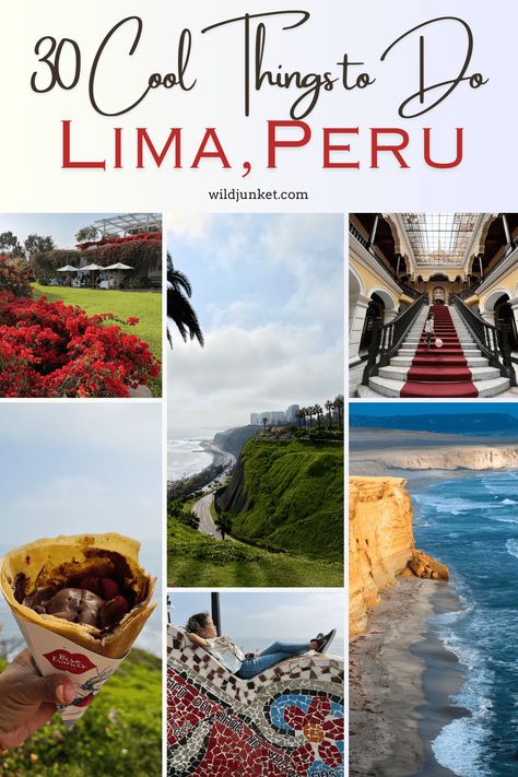 Things to Do in Lima, Peru #limaperu #peru #perutravel #peruvian #limaguide #limatravelguide #perutravelguide #travelperu #thingstodolima #thingstodo #backpackers #perutrip Things To Do In Lima Peru, Birthday Baecation, Lima Peru Aesthetic, Lima Peru Travel, Peru Vacation, Lima City, Trip To Peru, Travel Peru, America Trip