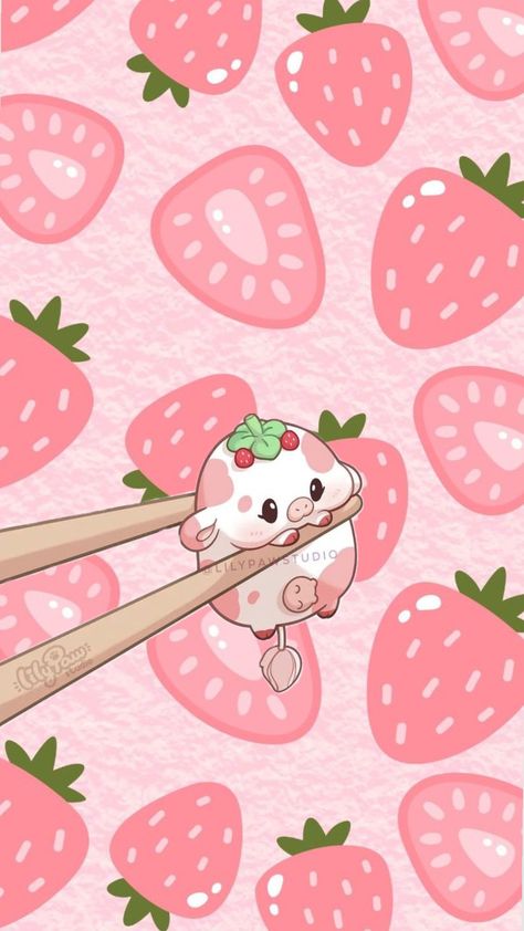 #strawberrycow Strawberry Cows, Strawberry Milk Cow, Strawberry Cow, Milk Cow, Strawberry Milk, Girly Art, Cow, Pins, Quick Saves