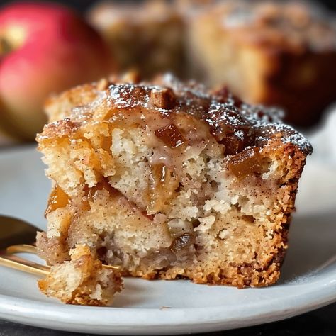 Apple Cinnamon Box Cake, Cinnamon Roll Apple Cake Recipe, Apple Cinnamon Streusel Cake, Apple Cinnamon Coffee Cake Easy, Apple Cake Recipe Easy Baking, Apple Cinnamon Spice Cake, Apple Cinnamon Swirl Cake, Fresh Apple Cake With Caramel Glaze, Easy Apple Cake Recipe Simple