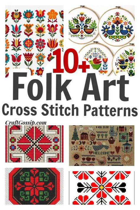 10+ Folk Cross Stitch Patterns – Cross-Stitch Polish Cross Stitch Pattern, Austrian Cross Stitch, Scandi Cross Stitch Patterns, Scandinavian Folk Art Patterns Cross Stitch, Swedish Cross Stitch Patterns, Free Modern Cross Stitch Patterns, Etsy Cross Stitch Pattern, Folk Cross Stitch Pattern, German Cross Stitch