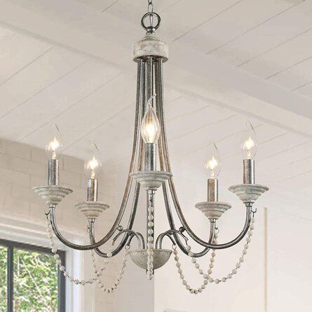 Ruins Aesthetic, Chandelier Modern Farmhouse, Wood Beaded Chandelier, French Empire Chandelier, Shabby Chic Chandelier, Farmhouse Chandelier Lighting, Wooden Bead Chandelier, Chandelier Rustic, French Country Chandelier