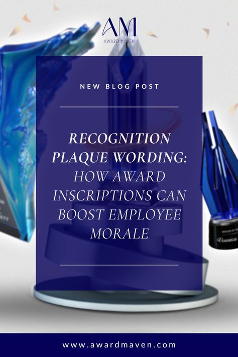 Think about the last time you received an award. Sure, the physical trophy or plaque was nice, but what truly stuck with you? Chances are, it was the inscription – those carefully chosen words that validated your hard work and made you feel seen and appreciated. Recognition Plaques, Employee Morale, Award Plaque, Company Values, News Blog, The Last Time, Hard Work, Blog Posts, Make It Yourself