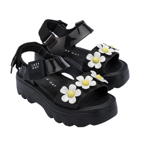 Best Shoes For Men, Lazy Oaf, Melissa Shoes, Off Black, Lug Sole, Strap Heels, Sock Shoes, Cute Shoes, Platform Sandals