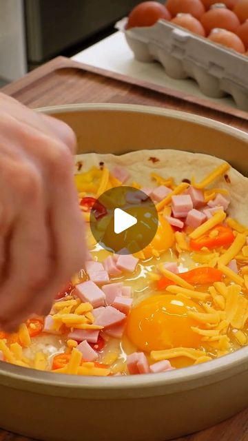 296K views · 5.8K likes | Allrecipes on Instagram: "Hi! Good morning—don't miss breakfast. ☀️  You need all the food fuel possible to keep you going through the day, and we have just the recipe. This Air Fryer Tortilla Breakfast Pizza is the easiest, throw-together bake for the morning. Happy cooking and happy Thanksgiving from the Allrecipes team. 🍂🦃🥧  🧑‍🍳 Recipe submitted by: Nicole McLaughlin  🔗 Head to the link in bio for more on the recipe.  #instafood #food #foodie #tortilla #pizza #breakfast #bake #eggs #airfryer #airfryerrecipes #peppers #easyairfryerrecipes #thanksgiving #thanksgivingbreakfast #breakfastpizza" Tortilla Breakfast Ideas Eggs, Tortilla Egg Bake Air Fryer, Air Fryer Egg Tortilla, Air Fryer Breakfast Tortilla, Airfryer Breakfast Ideas, Allrecipes Nicole Mclaughlin, Air Fryer Pizza Tortilla, Tortilla Egg Bake, Eggs Airfryer