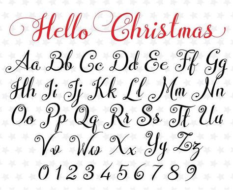 Christmas Fonts Alphabet, Brother Png, Font For Cricut, Hand Lettering Alphabet Fonts, Fonts Handwriting Alphabet, Christmas Fonts Free, Lettering Styles Alphabet, Christmas Font, Handwriting Alphabet