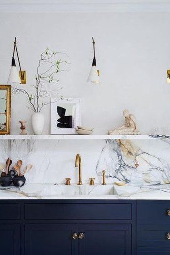 You might not know it, but there are MANY different types of sinks and faucets available in a wide range of styles, materials, configurations, and price points. Here are a few of our favorite kitchen sink ideas. #hunkerhome #kitchensinkideas #kitchenfaucetideas #kitchenideas #kitchenfaucet Athena Calderone, Vogue Living, Kitchen Island Design, Simple Kitchen, Decor Essentials, Cheap Decor, Beautiful Kitchens, Architectural Digest, Cheap Home Decor