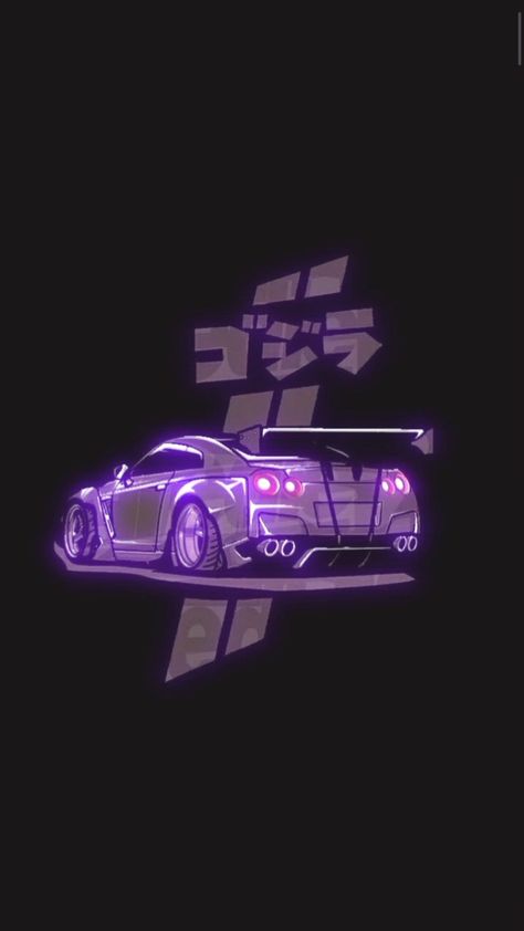 Gtr Skyline Gtr R35, Car Purple, To Fast To Furious, Black Background Art, Nissan Gtr Wallpapers, Gtr 35, R34 Skyline, Gtr Car, R35 Gtr