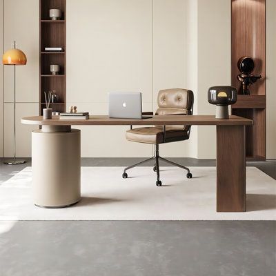 L Shaped Desk Decor Office Ideas, Working Desk Design, Working Table Design, Desk Design Office, Desk Table Design, Office Table Ideas, Office Table Design Modern, Edition Office, Office Desk Wood