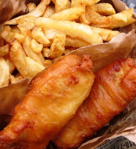 Cod Fish Recipes | Beer Batter Cod - George Hirsch Home - George Hirsch, Chef & Lifestyle ... Pub Recipes, English Fish And Chips, British Fish And Chips, Beer Battered Cod, Battered Cod, Fish N Chips Recipe, Best Fish And Chips, Real Fish, Food Fish