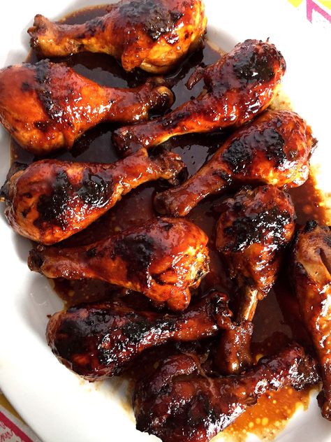 Easy Honey Soy BBQ Baked Chicken Legs Recipe – Melanie Cooks Chicken Leg Recipes Bbq, Bbq Baked Chicken, Makanan Cepat Saji, Bbq Chicken Legs, Slow Cooker Turkey Breast, Recipes Bbq, Chicken Leg Recipes, Baked Bbq Chicken, Slow Cooker Turkey