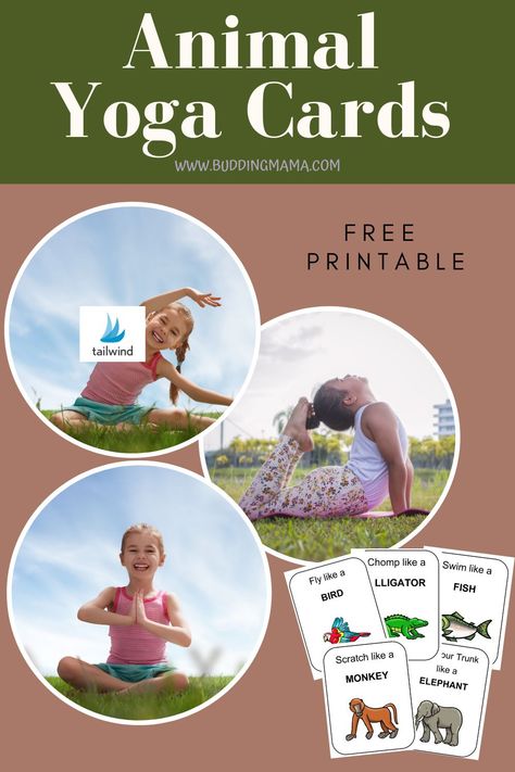 Looking for a fun way to keep your little one active at home? These animal yoga cards are a staple in any home. The printable includes 12 different animal cards and an instructions page for each card. These cards are not only easy to use, but they are extremely versatile. Importance Of Exercise, Preschool Yoga, Flashcards For Toddlers, Animal Yoga, Animal Movement, Yoga Cards, Animal Printables, Animal Action, Physical Activities For Kids