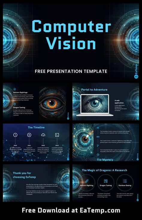 Computer Vision 13 Technology Presentation Design, Argumentative Essay Topics, Web Application Design, Ppt Themes, Ppt Template Design, Presentation Styles, Cool Tech Gadgets Electronics, Google Slides Theme, Power Points