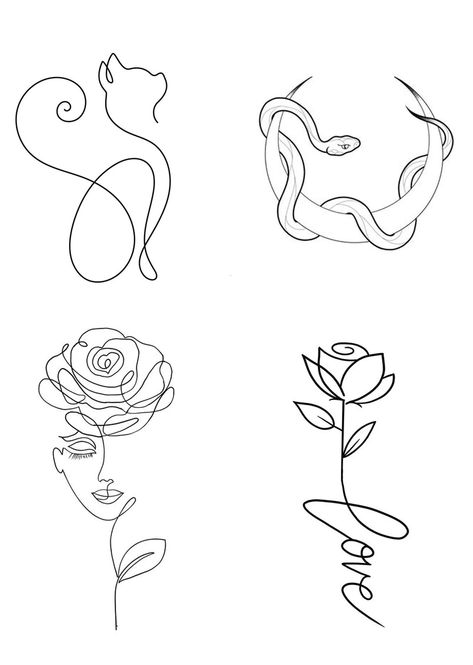 I will make vector illustration or line tattoo ideas, #ideas, #tattoo, #line, #ad Contour Line Tattoo, Small Line Work Tattoos For Women, Beginner Line Work Tattoo, One Line Feminine Tattoo, Basic Outline Tattoo, Linework Tattoo Stencil, Line Work Tattoo Stencil, Continuous Line Tattoo Woman, Fine Line Tattoo Stencil