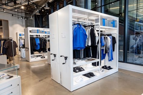 adidas Originals Opens Unique 'The Collection' Storefront at The Well in Toronto [Photos] Toronto Photos, Retail Store Interior, Store Interiors, Retail Store, Retail Space, Store Fronts, Toronto, Adidas Originals, The Well