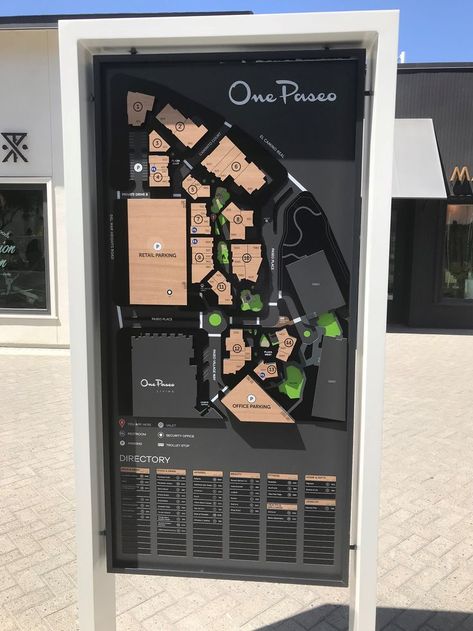 Map Signage, Architecture Portfolio Layout, Signage Board, Map Signs, Architecture Mapping, Wayfinding Design, Retail Park, Environmental Graphic Design, Exhibition Display