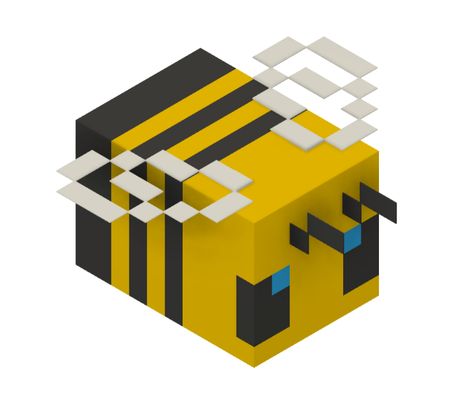 Minecraft Bee Statue, Bee Minecraft, Diy Minecraft Decorations, Minecraft Bee, Bee Rocks, Minecraft Banner, Bored Games, Minecraft Banner Designs, Minecraft Banners