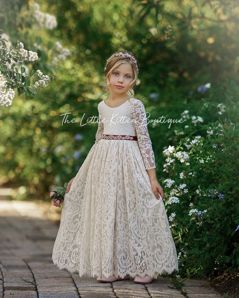 Flower girl dress, Bohemian Flower Girl Dress, rustic flower girl dress, boho flower girl dress, lace flower girl dress, boho wedding dress Fall Flower Girl Dresses, Bohemian Flower Girl Dress, Bohemian Flower Girl, Boho Flower Girl Dress, Rustic Flower Girl, Rustic Flower Girl Dress, Lace Flower Girl Dress, Boho Flower Girl, Long Flower Girl Dresses