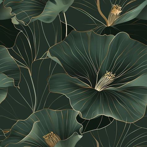 Dark green wallpaper