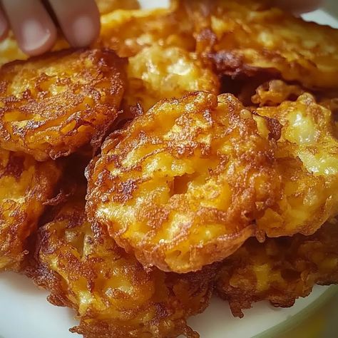 Amish Onion Fritters Crispy Onion Fritters, Recipes Using Red Onions, Buttermilk Onion Rings Recipe, Amish Onion Fritters 12 Tomatoes, Amish Onion Patties, Onion Fritters Amish, Amish Onion Fritters Recipe, Baked Onions Recipe, Onion Fritters Recipe