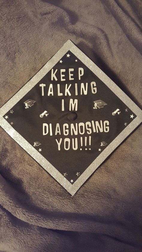 Masters clinical counseling cap Psychology Graduation Captions, Counseling Graduation Cap, Graduation Cap College, Psychology Graduation Cap, Clinical Counseling, Psychology Graduation, Graduation Captions, Graduation Outfit College, Graduation Cap Ideas