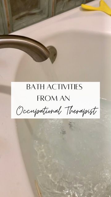 Jordan | Finding all the bargains for your littles! on Instagram: "Some of my favorite bath time activities that are great for development too! 👏🏼👏🏼 Send to a mama friend! :) #babyactivities #bathactivities #toddleractivities #occupationaltherapyactivities #occupationaltherapist #babybath #toddlerbath #finemotorskills" Sensory Bath Ideas, Toddler Bath Activities, Bath Time Activities, Bath Activities, Toddler Bath Time, Diy Bathtub, Occupational Therapy Activities, Toddler Bath, Baby Bath Time