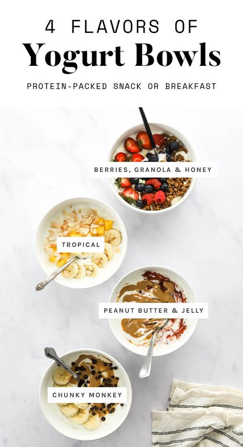 Organic Aesthetic Food, Healthy Breakfast For Work, Greek Yogurt Breakfast Recipes, Yoghurt Toppings, Yogurt Bowl Aesthetic, Yogurt Bowl Ideas, Greek Yogurt Ideas, Breakfast With Yogurt, Yogurt Bowl Recipe