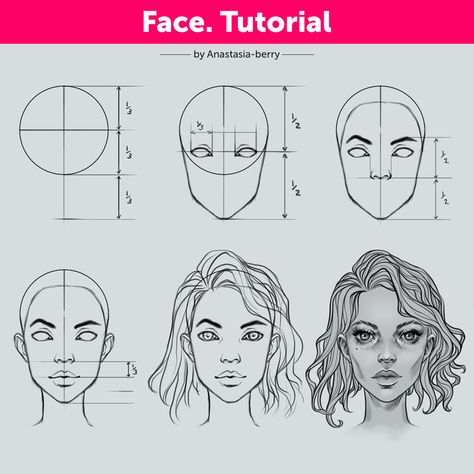 Face Drawing Tutorial, How To Draw Faces, Face Art Drawing, Fashion Illustration Face, Face Tutorial, Draw Faces, Drawing Tutorial Face, Fashion Drawing Sketches, Fashion Drawing Tutorial