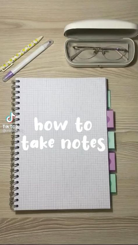 Notes Layout, How To Take Notes, Studie Hacks, Organization Notes, Hadiah Diy, Studera Motivation, Notes Study, Bahasa Jepun, Exam Study Tips