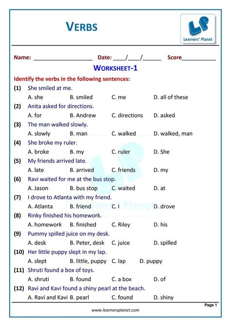 Verbs Worksheet For Grade 6, English Grammar Grade 2 Worksheets, English Olympiad Worksheets Grade 3, Olympiad English Worksheets For Class 2, English Olympiad Class 3, English Olympiad Grade 2, Grammer Sheets Grade 3, Class 2 English Grammar Worksheet, English Verbs Worksheets