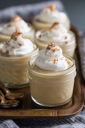 Homemade Butterscotch Pudding - Baking A Moment Dessert Souffle, Butterscotch Pudding Recipes, Caramel Custard Recipe, Pudding Recept, Pudding From Scratch, Homemade Butterscotch, Homemade Pudding, Butterscotch Pudding, Clam Recipes