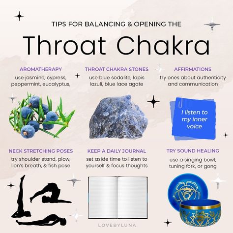 Blocked Throat Chakra Symptoms, Stretching Poses, Neck Stretching, Ayurveda Vata, Listen To Yourself, Indigo Child, The Throat Chakra, Morning Practice, Holistic Therapy