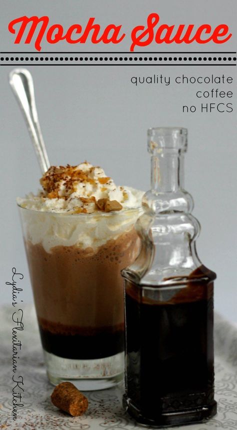 Homemade mocha sauce evokes memories of the ice cream parlor. When you make it at home you control the quality of the ingredients. It's simple, give it a try! #chocolate #mocha #desserts #icecream Mocha Sauce Recipe, Mocha Sauce, Homemade Mocha, Coffee Syrups, Coffee Creamers, Drink Syrups, Homemade Syrup, Espresso Powder, Coffee Syrup