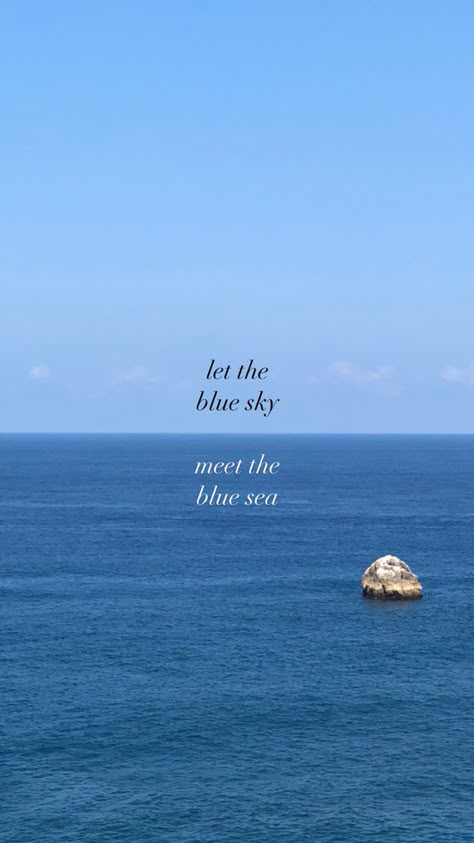 Aesthetic Sea Captions For Instagram, Beach Positive Quotes, Sea Thoughts Quotes, Blue Sea Caption, Late Night Beach Captions, Photographer Bio Ideas, Sky And Sea Quotes, Sea Aesthetic Captions, Sky Blue Quotes