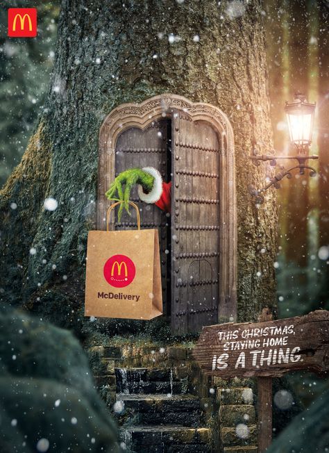 Mcdonalds Christmas, Christmas Advertising Design, Christmas Ads, Christmas Marketing, Iconic Christmas, Christmas Advertising, Christmas Campaign, Ad Of The World, Social Media Advertising Design