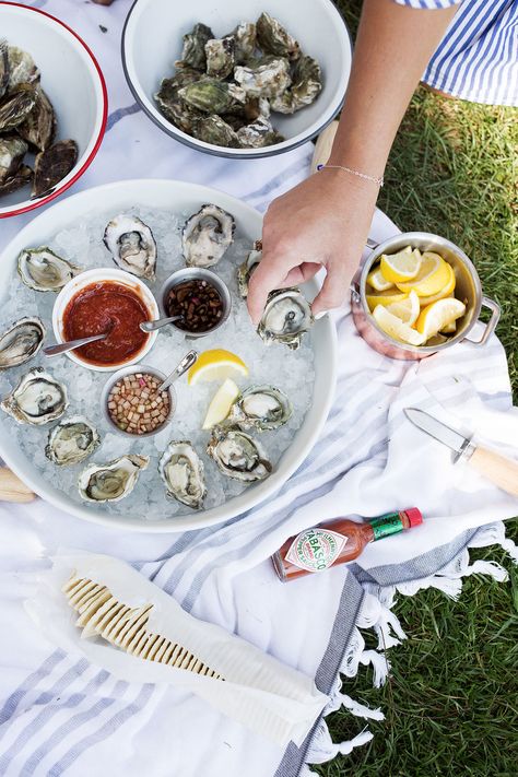 shuck yeah: all about oysters & how to serve them from Cooking with Cocktail Rings Pork Cooking Temperature, Eating Oysters, Cooking With Toddlers, How To Cook Broccoli, Oyster Roast, Cooking Spaghetti, Shucking Oysters, Dessert Photography, How To Cook Asparagus