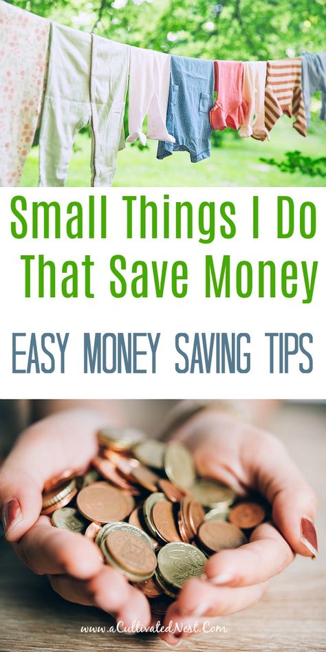 Easy Money Saving Tips! Looking for ways to save money on a tight budget? I thought I'd share a few of the small things that we do to save money and share a recent thrift haul too! Remember that small things add up! #moneysavingtips #frugalliving #homemaking #savingmoney #acultiatednest Frugal Habits, Saving Money Frugal Living, Money Honey, Savings Tips, Money Plan, Money Frugal, Money Savings, Savings Strategy, Thrift Haul