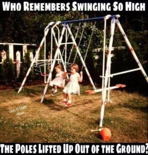 Gnarly '80s Memes That Are Like Totally Tubular - Memebase - Funny Memes Children Playing, Childhood Days, 90s Childhood, I Remember When, Photo Vintage, To Infinity And Beyond, Good Ole, Childhood Toys, Swing Set