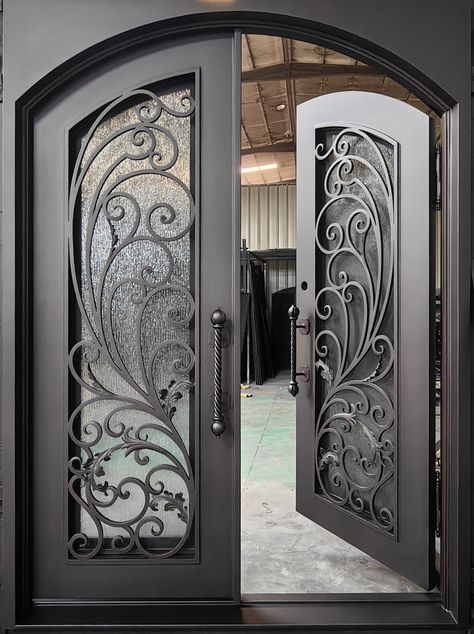 Iron garden gates