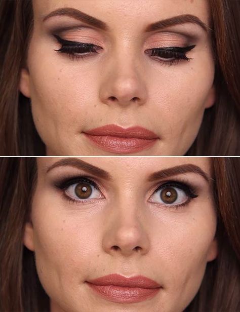 How To Apply Makeup For Deep-Set Eyes Deep Set Eyes Makeup, Amazing Wedding Makeup, Deep Set Eyes, Smokey Eyeliner, Wedding Makeup Tips, Makeup For, Hooded Eye Makeup, Apply Makeup, Makeup Guide