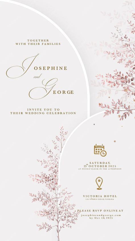 Premium PSD | Digital wedding invitation with geometric background Digital Invitations Design, Royal Wedding Invitation, Digital Wedding Invitations Design, Digital Wedding Invitations Templates, Engagement Invitation Cards, Ceremony Invitation, Unique Wedding Cards, Wedding Card Frames, Wedding Invitation Background