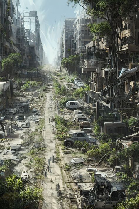 Apocalypse Landscape, Post Apocalyptic City, Dystopian Art, Apocalypse World, Apocalypse Aesthetic, Post Apocalyptic Art, Apocalypse Art, The Torch, Post Apocalypse