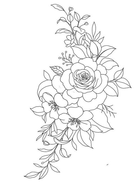 #coloring #art #coloringbook #drawing #color #adultcoloring #adultcoloringbook #coloringforadults #colouring #coloriage #coloringbookforadults #artist #colors #artwork #coloringtherapy #painting #illustration #arttherapy #coloringaddict #sketch #coloringbooks #colorful #draw #coloringmasterpiece #coloringpages #haircut #coloringpage #digitalart #haircolor #bhfyp Floral Outline Drawing, Red Tattoo Ideas, Red Ink Tattoo, Girl Shoulder Tattoos, Lace Tattoo Design, Red Tattoo, Hand Embroidery Patterns Free, Flower Drawing Tutorials, Drawing Color