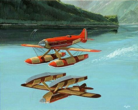 Schneider Trophy, Amphibious Aircraft, Sea Plane, Float Plane, Train Posters, Air Race, Aircraft Painting, Altimeter, Flying Boat