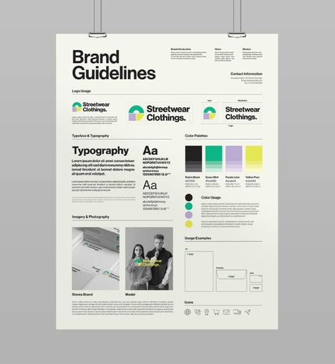 Unleash Your Brand's True Potential With This Brand Guidelines Poster Template Brand Guidelines, Poster Template, Brand Identity, Branding, Green, Design