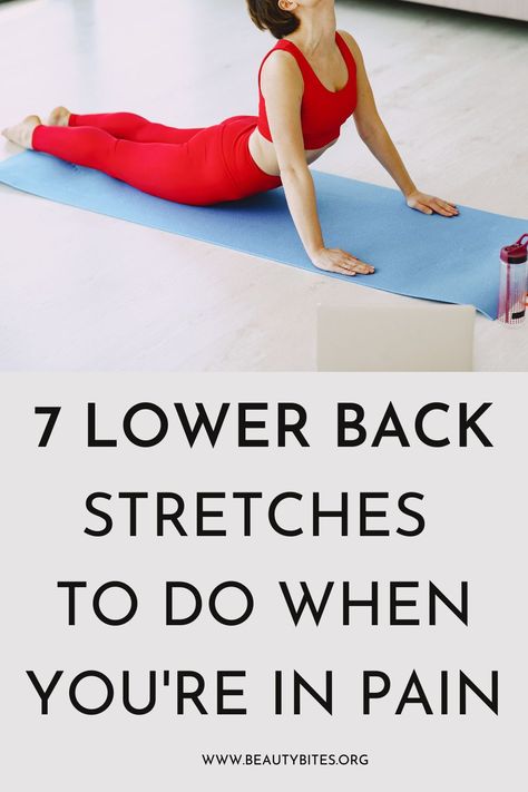 Lower Back Stretches, Exercises For Back Pain, Lower Back Pain Stretches, Exercises For Back, Back Stretching, Low Back Pain Relief, Back Relief, Pain Relief Remedies, Low Back Stretches