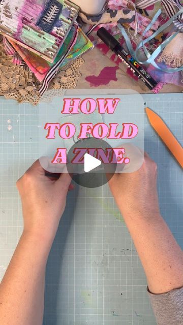 🆂🆄🆂🅰🅽🅽🅴 on Instagram: "I thought I would show you how to fold a zine. 🌸✨  Making zines is always so much fun! You can decorate the pages before folding it or you can fold it and decorate it afterwards.   For this tutorial I used regular copypaper in size a DinA4. I want to encourage you to try out other papers and sizes. The folding technique stays the same, but the zines of course will have a different size when you use other measurements.  Have fun creating a zine I would be totally happy if you show your results! 💖  . . . . . #zine #zinemaking #zinemaker #journaling #bookbinding #artjournaling #artjournal #journal #mixedmedia #papercraft #craftideas #artjournalinspiration #paperfolding #howtofoldazine #papercrafting #crafts #junkjournal #junkjournaling" Cartonnage, How To Make A Zine Book, Making Zines, Zine Ideas Inspiration, Paper Mobiles, Zine Making, Whimsical Room, Paper Bag Books, Diy Paper Toys