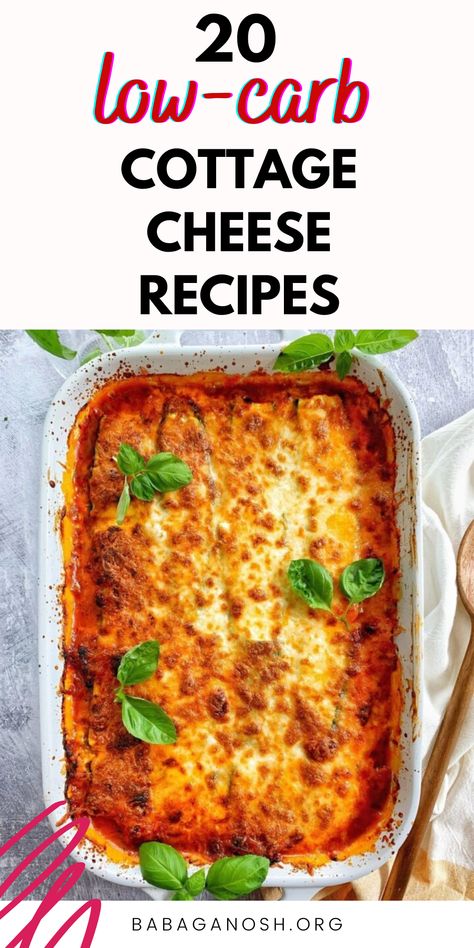 This list of Low Carb Cottage Cheese Recipes has both sweet and savory ideas, perfect to satisfy any craving. Many of these recipes are quick and easy, or no-cook at all. This list has gluten-free cottage cheese recipes, and both comfort food cottage recipes and light and healthy cottage cheese recipes. Be sure to SAVE this pin for later! Shredded Tortilla Cottage Cheese Chicken, Hamburger Meat Recipes With Cottage Cheese, Using Cottage Cheese Instead Of Ricotta, Cottage Cheese Cake Low Carb, Cooked Cottage Cheese, Keto Meals With Cottage Cheese, Potatoes And Cottage Cheese, Cottage Cheese Rice Recipes, Shrimp And Cottage Cheese